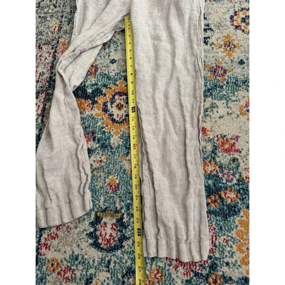 QUINCE Women's 100% European Linen Pajama Pants Size Medium